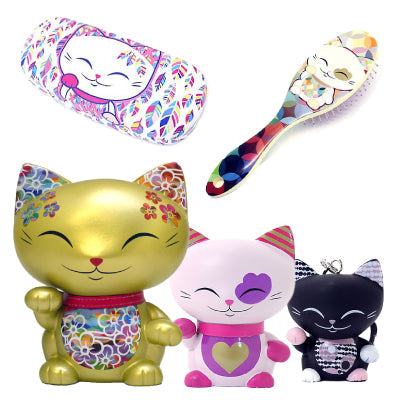 招き猫をモチーフにデザインされたManicatシリーズの商品コレクション
