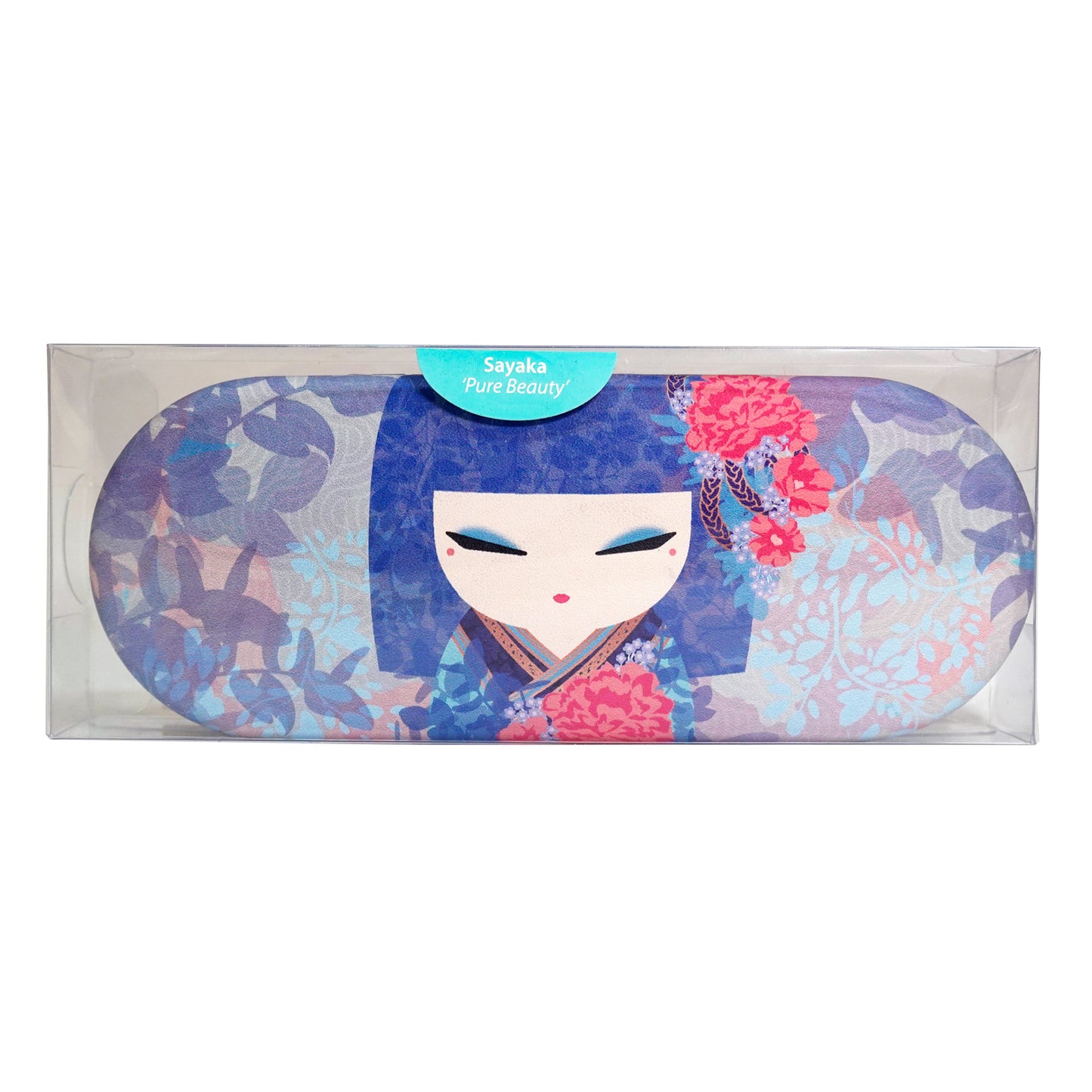 KF1218, Kimmidoll-Brillenetui, Kokeshi-Muster (SAYAKA)