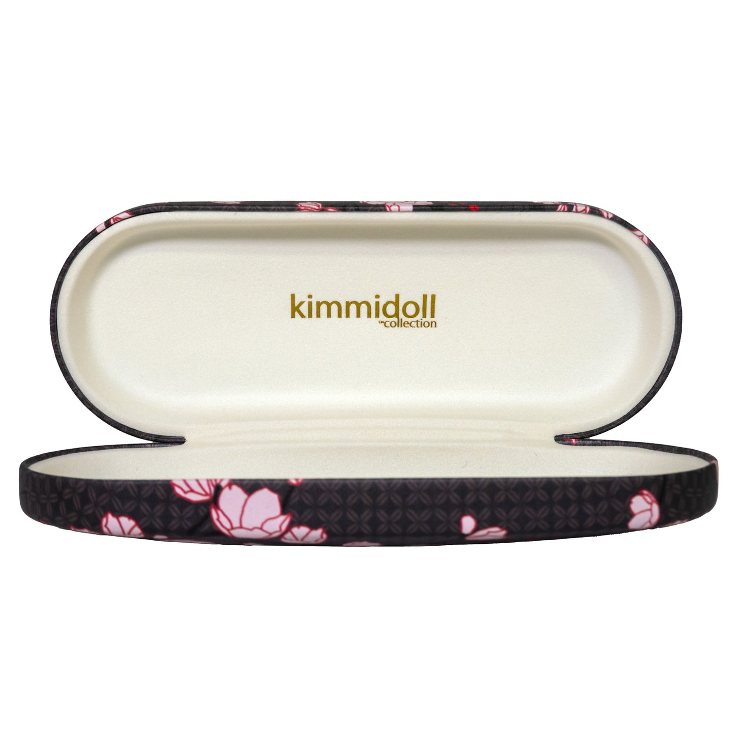 KFJP015, Estuche para gafas Kimmidoll (con paño de limpieza) Soporte para gafas Patrón Kokeshi (MICHIKO)