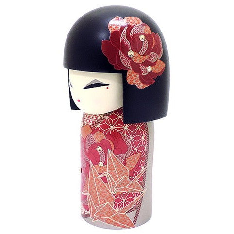 Kimmidoll 日本の女性の名前が付けられたこけしの限定版ドール(KAZUNA), KGFLE13