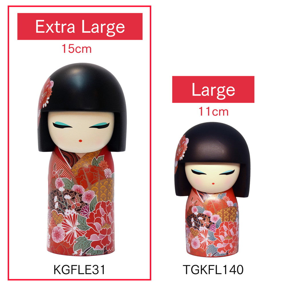 KGFLE31, Kimmidoll-Puppe (Extra groß), Figur, Kokeshi-Puppe (HANA)
