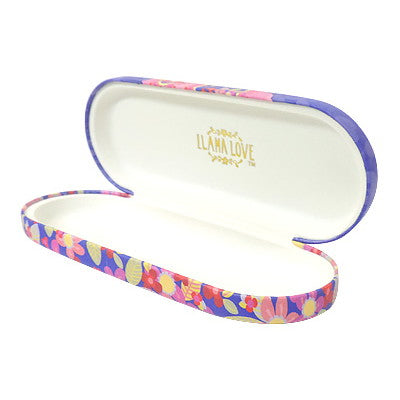 Llama Love ラマモチーフのファンシーなのメガネケース, LF003