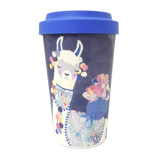 Llama Love ラマモチーフのファンシーなタンブラー, LH025