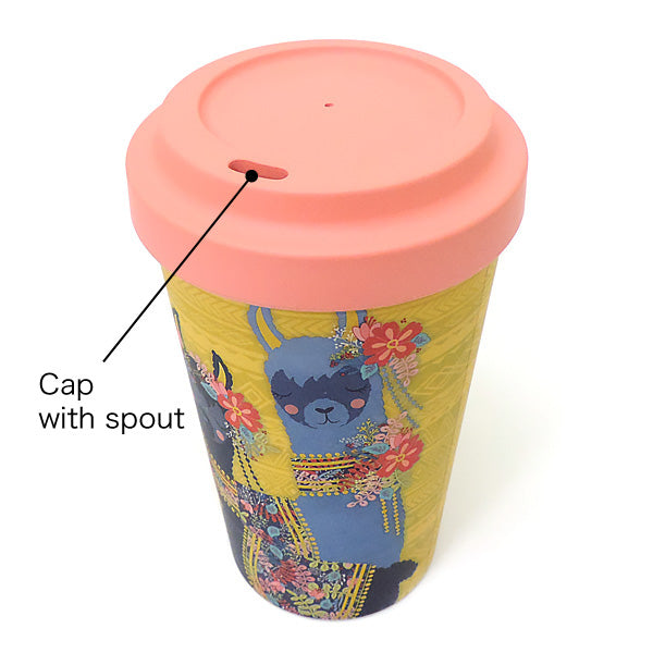 Llama Love ラマモチーフのファンシーなタンブラー, LH026