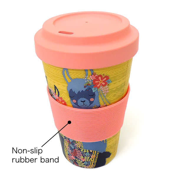 Llama Love ラマモチーフのファンシーなタンブラー, LH026