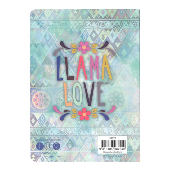 Llama Love ラマモチーフのファンシーなノート, LS028