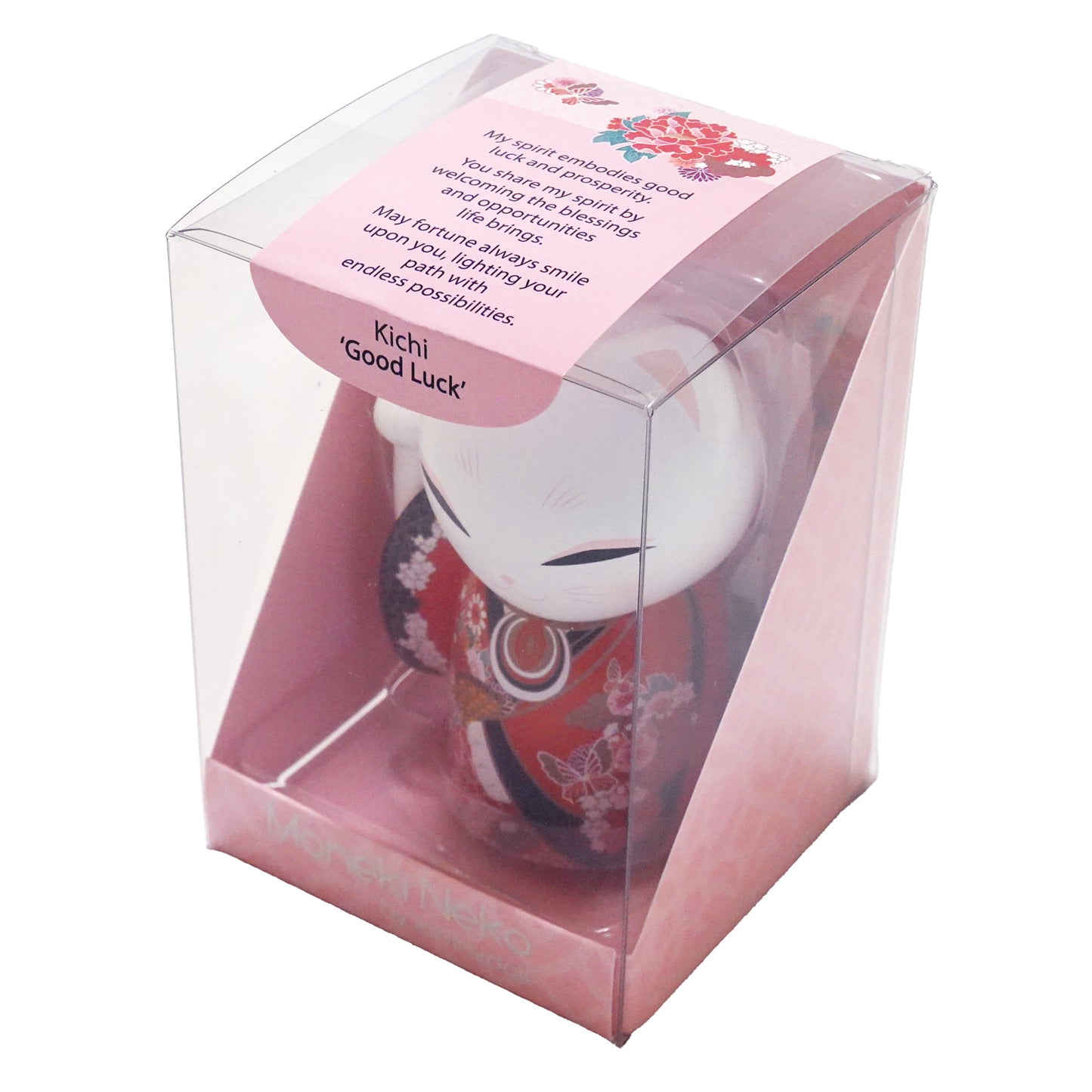 MNFL002, Manekineko ドール 置物 フィギュア 人形 招き猫 着物(KICHI)