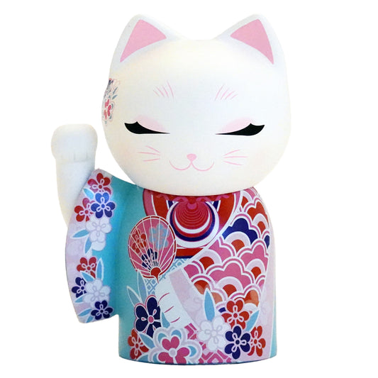 MNFL003,Manekineko 招財貓娃娃雕像人物娃娃招財貓和服 (YUME)