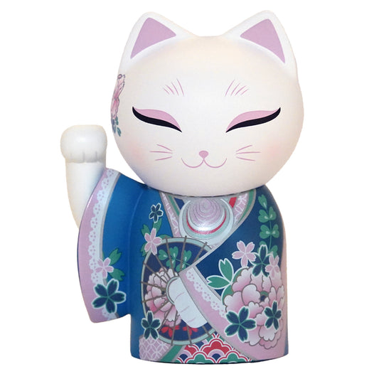 MNFL005, Manekineko Doll Figurine Figure Maneki Neko Kimono (YUKI)