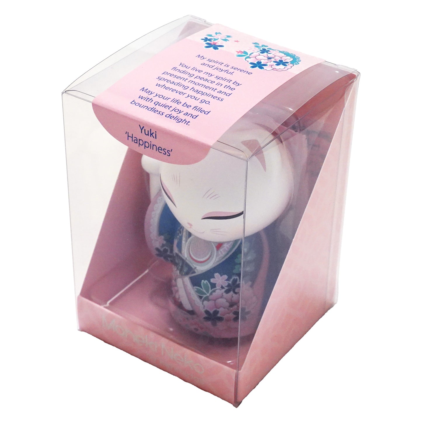 MNFL005, Manekineko ドール 置物 フィギュア 人形 招き猫 着物(YUKI)