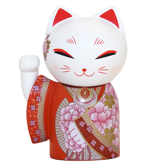MNFL006,Manekineko 招財貓娃娃雕像人物娃娃招財貓和服 (HARU)