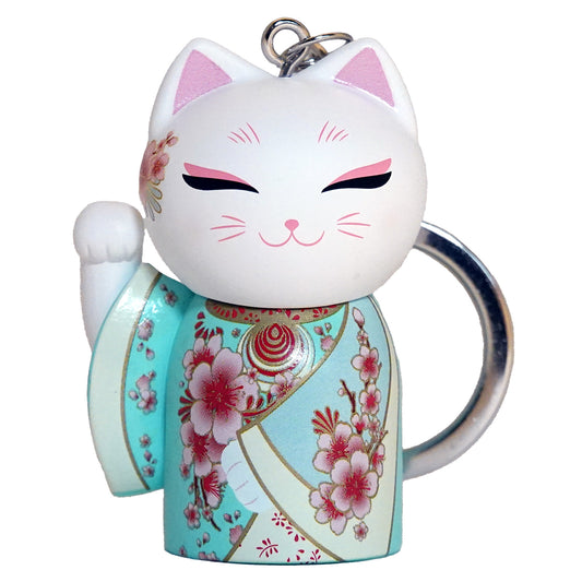 MNK001,Manekineko 招財貓鑰匙圈公仔招財貓和服(TAMA)