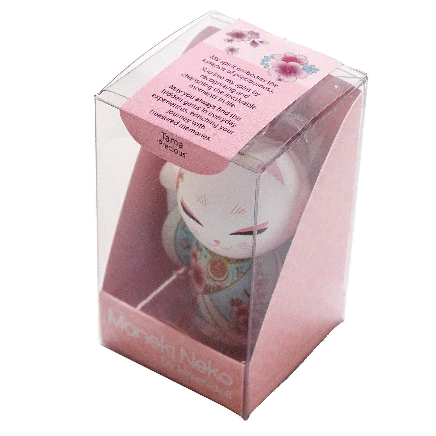 MNK001, Manekineko キーホルダー フィギュア 人形 招き猫 着物 (TAMA)