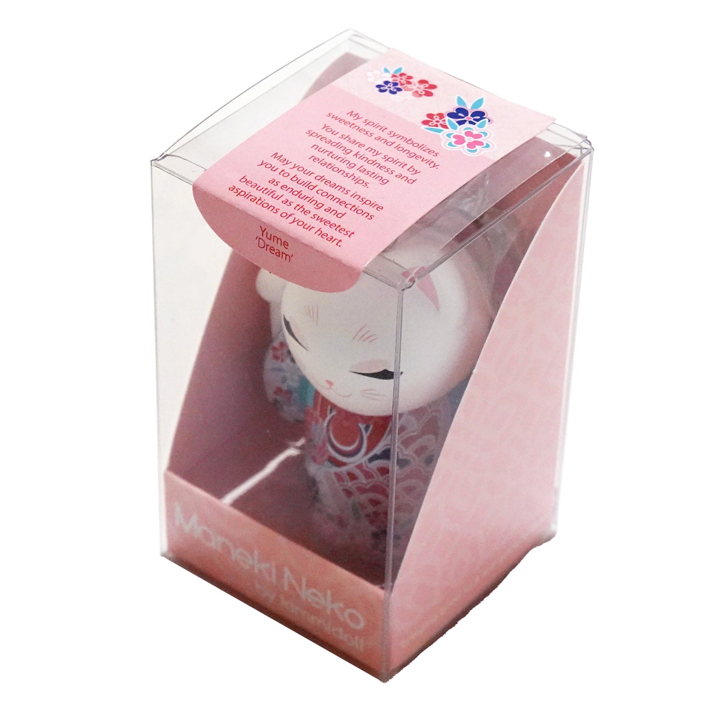 MNK003, Manekineko キーホルダー フィギュア 人形 招き猫 着物 (YUME)