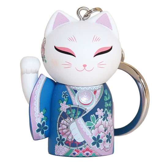 MNK005,Manekineko 招財貓鑰匙圈公仔招財貓和服(YUKI)