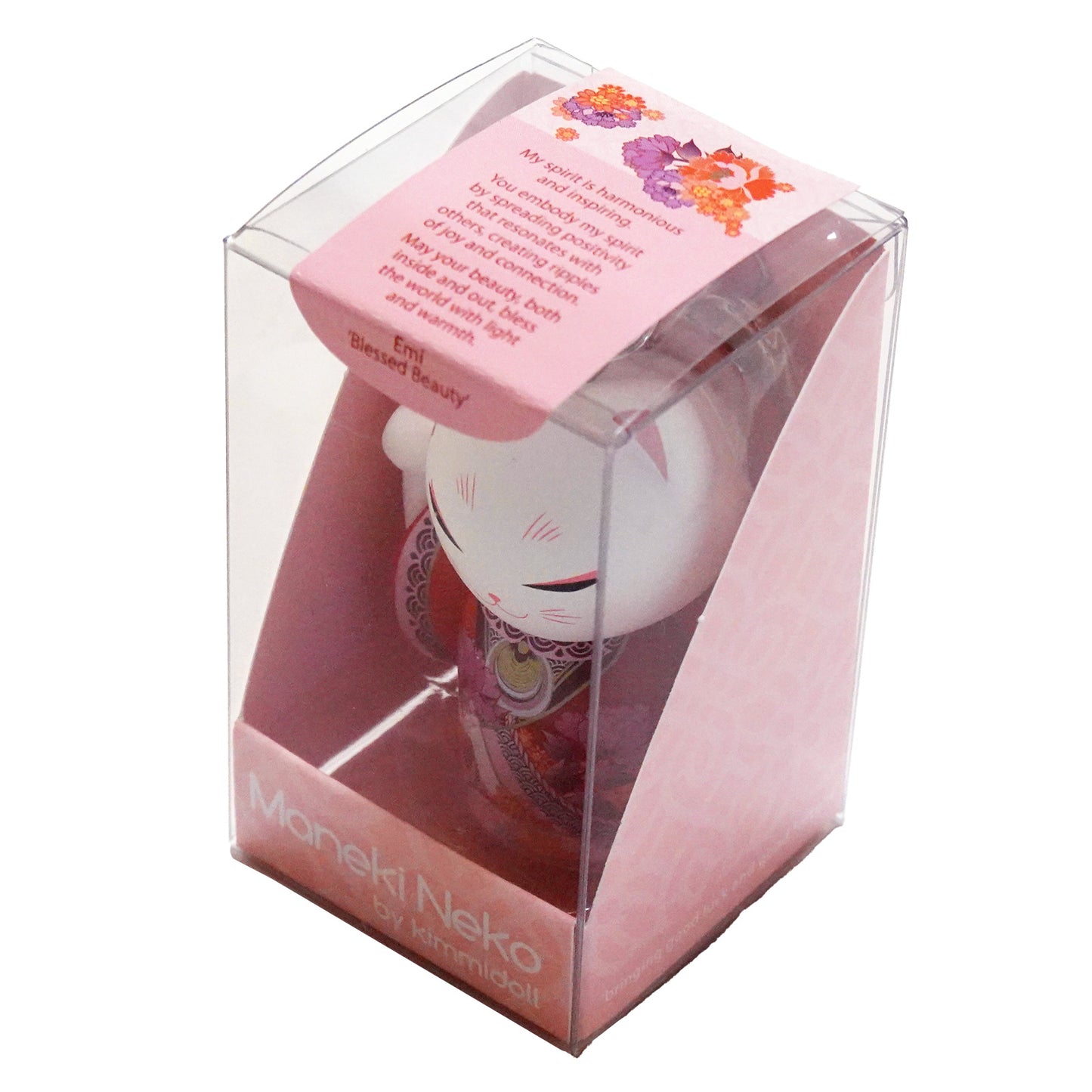 MNK008, Manekineko キーホルダー フィギュア 人形 招き猫 着物 (EMI)