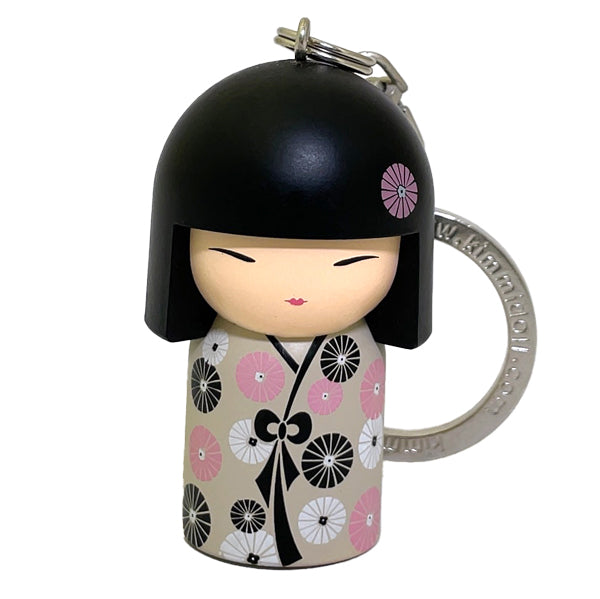 Kimmidoll 日本の女性の名前が付けられたこけしのキーホルダー(YOSHIMI), TGKK066