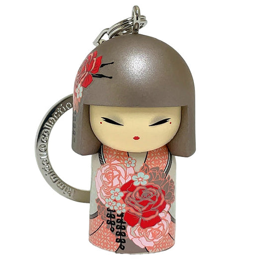 Kimmidoll 日本の女性の名前が付けられたこけしのキーホルダー(YUMIKO), TGKK137