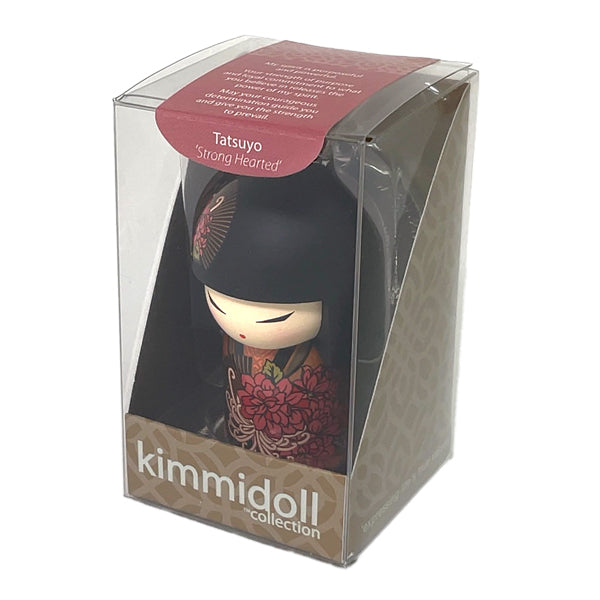 Kimmidoll 日本の女性の名前が付けられたこけしのキーホルダー(TATSUYO), TGKK138