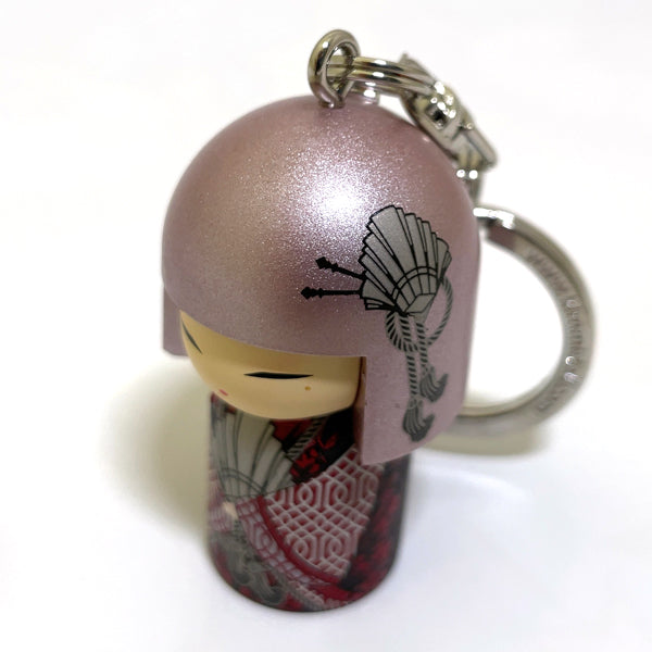 Kimmidoll 日本の女性の名前が付けられたこけしのキーホルダー(CHIZUE), TGKK151