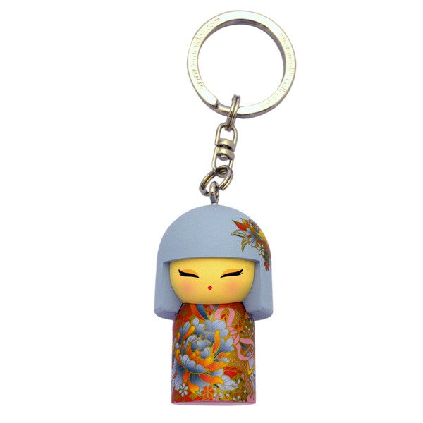 Kimmidoll 日本の女性の名前が付けられたこけしのキーホルダー(KAZUMI), TGKK275