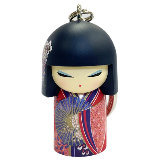 Kimmidoll 日本の女性の名前が付けられたこけしのキーホルダー(MAMIKO), TGKKJP04