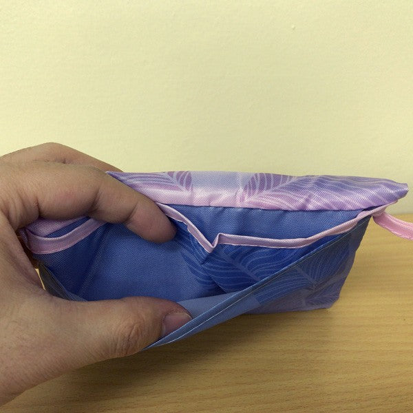 縁起物フクロウがデザインされた小さく折りたためるエコバッグ, WWF015