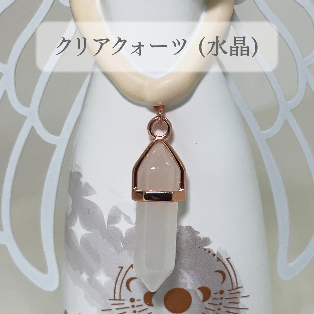Angel 癒しの天使の置物 ホワイトカラー(クリアクォーツ), AN061