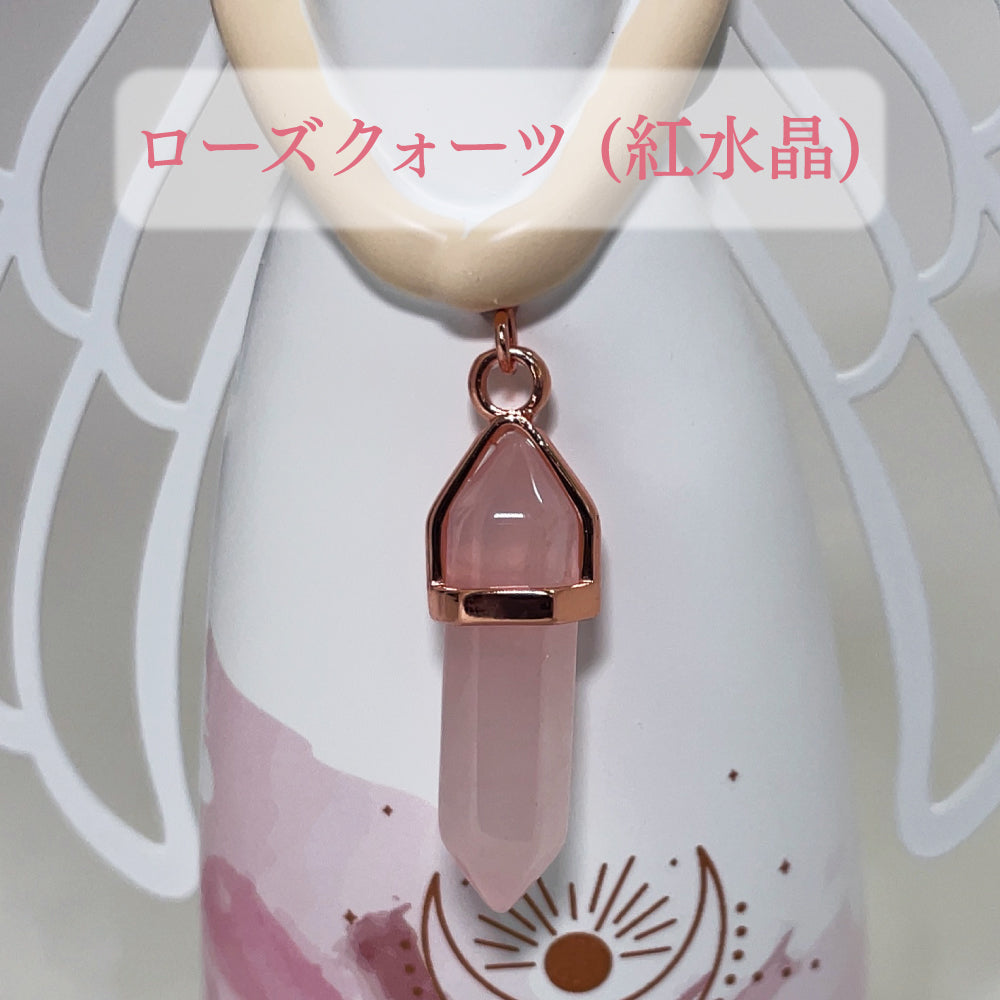 Angel 愛の天使 置物 ピンクカラー(ローズクォーツ), AN062