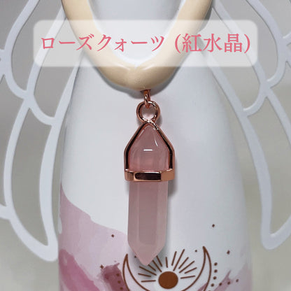 Angel 愛の天使 置物 ピンクカラー(ローズクォーツ), AN062