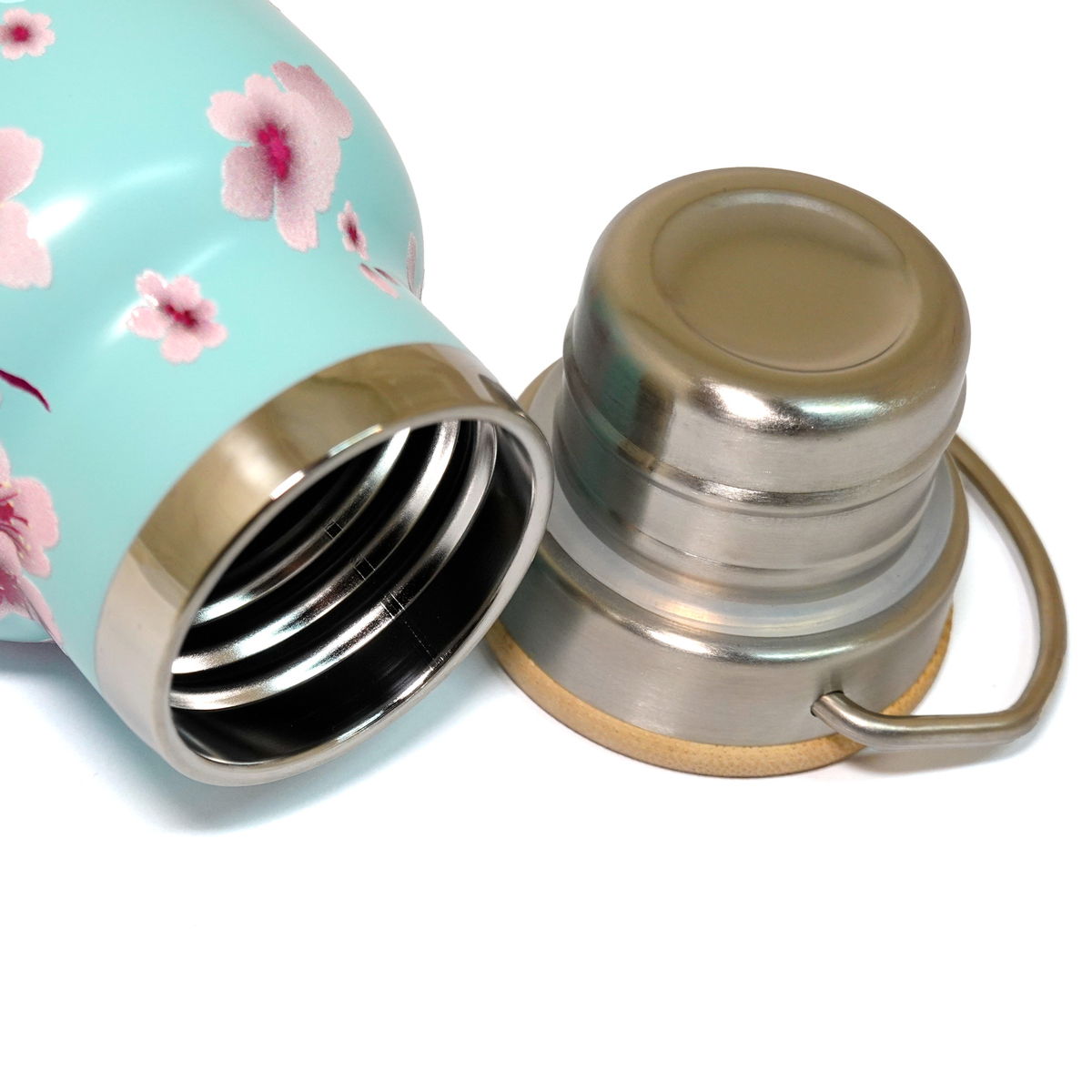 KDDB001F, Kimmidoll ドリンクボトル 水筒 500ml 二重構造ステンレス BPAフリー こけし(SAKURA)