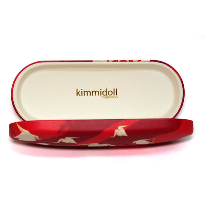 KDGC002, Kimmidoll クリーニングクロス入りメガネケース 眼鏡入れ こけし人形(NOZOMI)