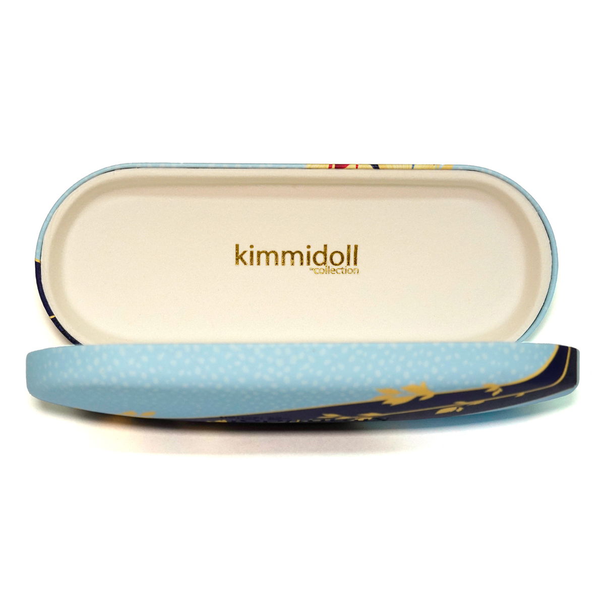 KDGC003, Kimmidoll クリーニングクロス入りメガネケース 眼鏡入れ こけし人形(RIKIYO)