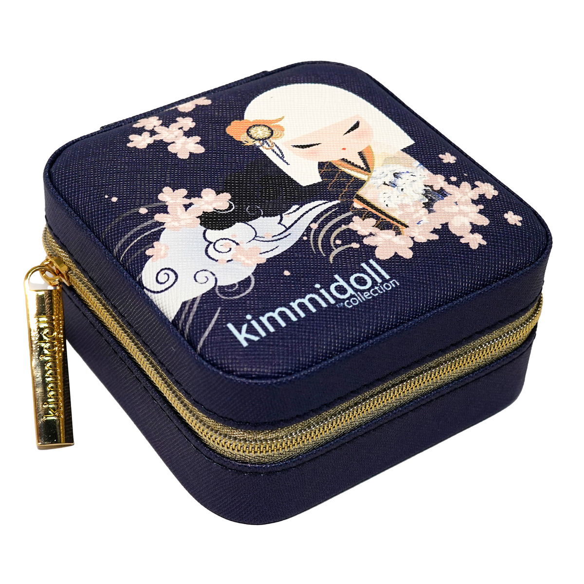 KDJC003F, Kimmidoll ジュエリーケース アクセサリー収納 コンパクト こけし(MINAMI)