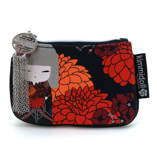 Kimmidoll 日本の女性の名前が付けられたこけしの財布(TOMONA), KF0814
