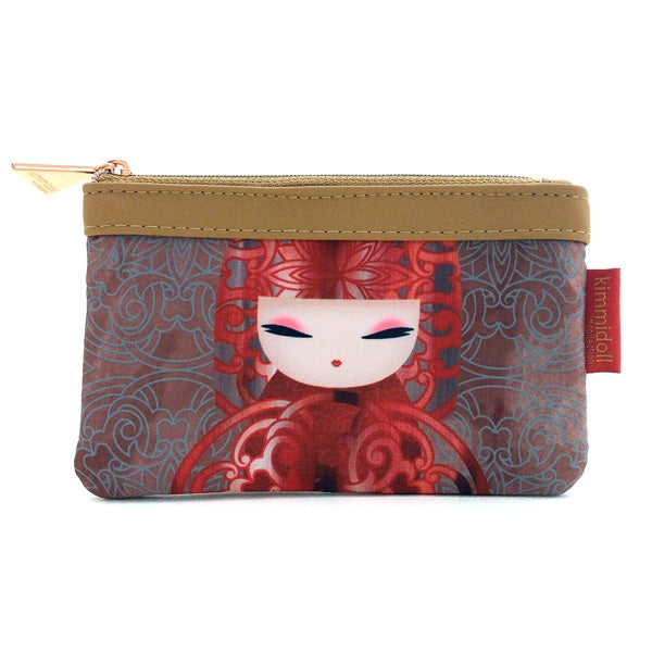 Kimmidoll 日本の女性の名前が付けられたこけしのミニ財布(YOKA), KF1030