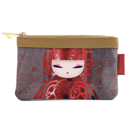 Kimmidoll 日本の女性の名前が付けられたこけしのミニ財布(YOKA), KF1030