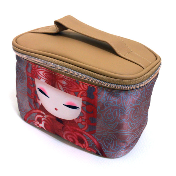Kimmidoll 日本の女性の名前が付けられたこけしの化粧ポーチ(YOKA), KF1034