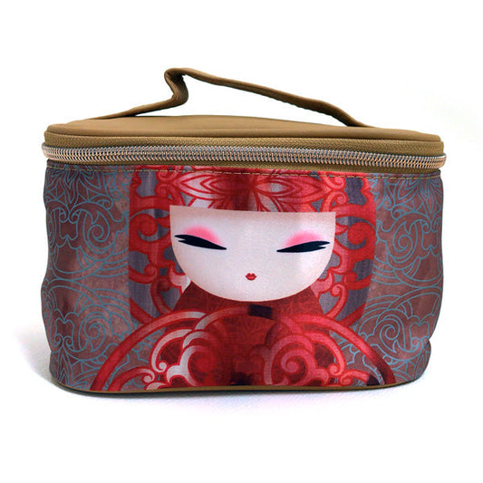 Kimmidoll 日本の女性の名前が付けられたこけしの化粧ポーチ(YOKA), KF1034