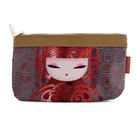 Kimmidoll 日本の女性の名前が付けられたこけしの小銭入れ(YOKA), KF1038