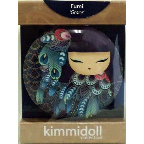 Kimmidoll 日本の女性の名前が付けられたこけしの手鏡(FUMI), KF1055