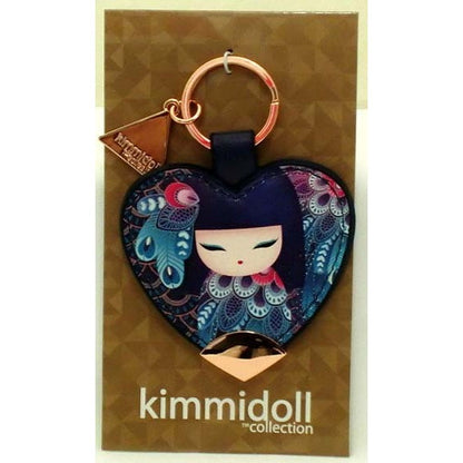Kimmidoll 日本の女性の名前が付けられたこけしのキーチェーンチャーム(FUMI), KF1059