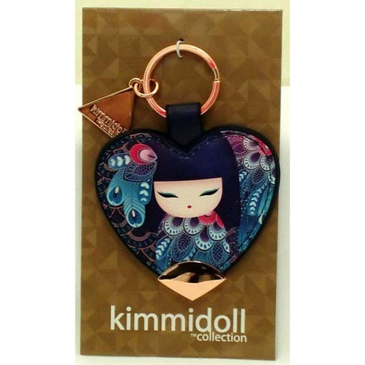 Kimmidoll 日本の女性の名前が付けられたこけしのキーチェーンチャーム(FUMI), KF1059