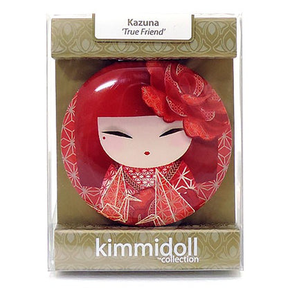 Kimmidoll 日本の女性の名前が付けられたこけしの手鏡(KAZUNA), KF1120
