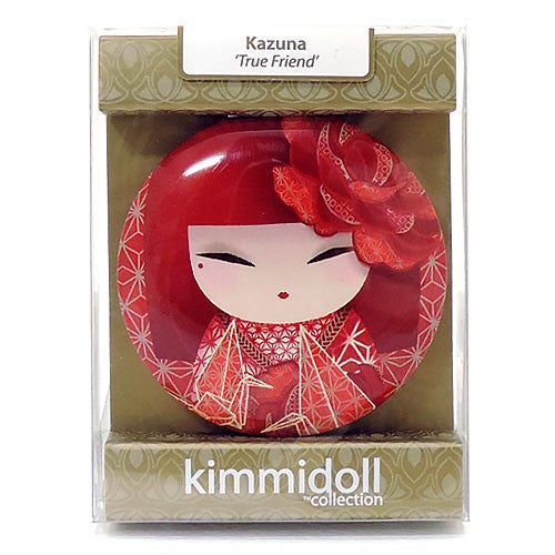 Kimmidoll 日本の女性の名前が付けられたこけしの手鏡(KAZUNA), KF1120