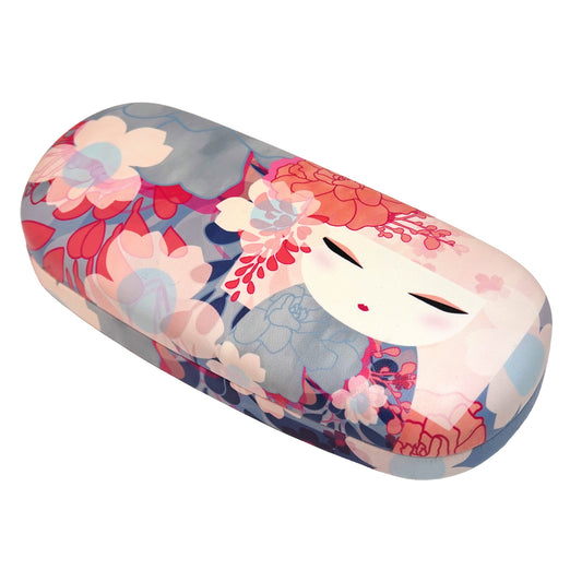 KF1166, Kimmidoll Glasses Case, Kokeshi Pattern (CHIKA)