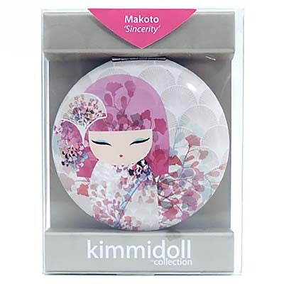 Kimmidoll 日本の女性の名前が付けられたこけしの手鏡(MAKOTO), KF1147