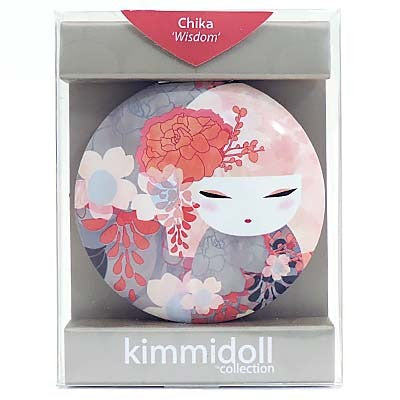 Kimmidoll 日本の女性の名前が付けられたこけしの手鏡(CHIKA), KF1148