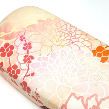 KF1167, Kimmidoll Glasses Case, Kokeshi Pattern (HIDEKA)