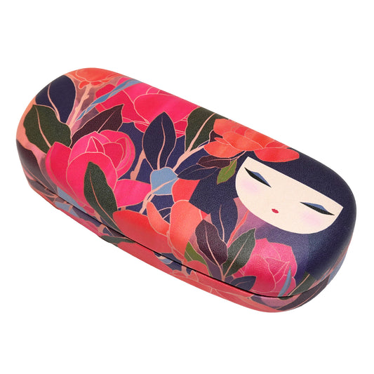 KF1168, Kimmidoll Glasses Case, Kokeshi Pattern (KAZUKO)